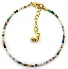 BRACLET MULTI GOLD STONE 